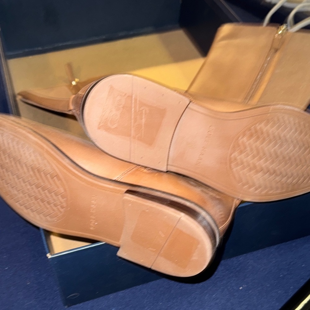 Cole Haan Brown Heeled Boots - Picture 13 of 14